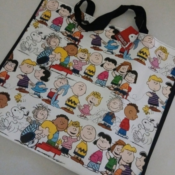 (New) Peanuts Reusable Tote Bag (XL) - Picture 2 of 3